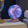 Lámpara Luna LED 3D RGB