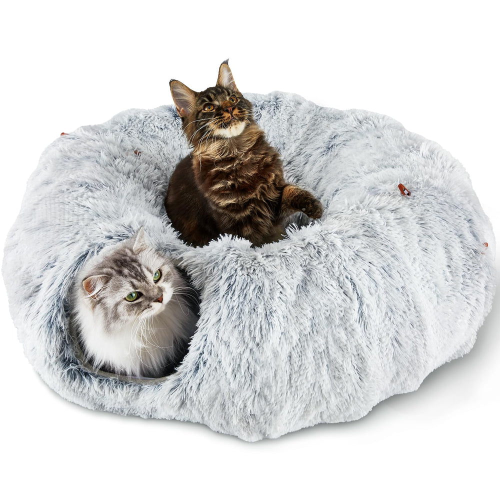Peekaboo Donut Tunnel™ – Cama Interactiva Premium para Gatos