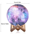 Lámpara Luna LED 3D RGB