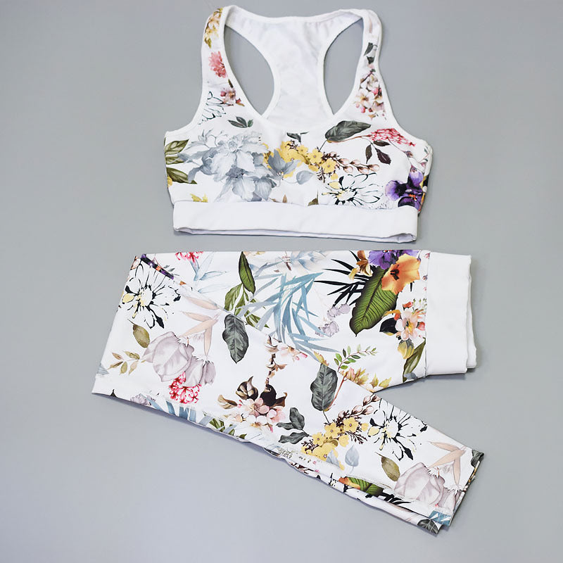 Set Yoga Floral Premium