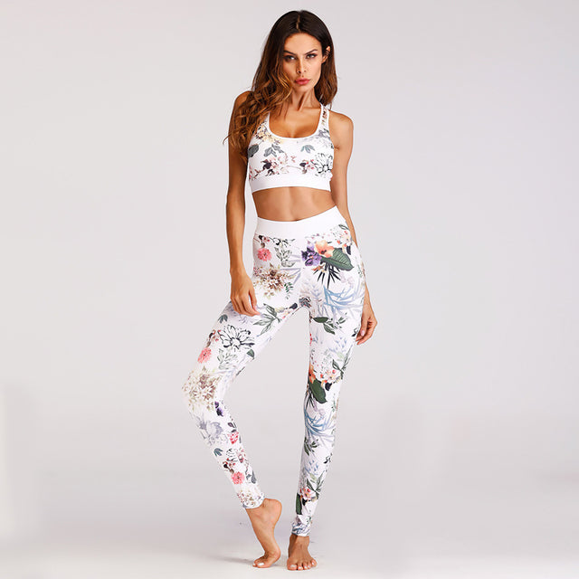 Set Yoga Floral Premium