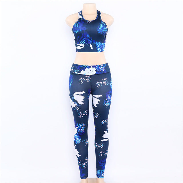 Set Yoga Floral Premium